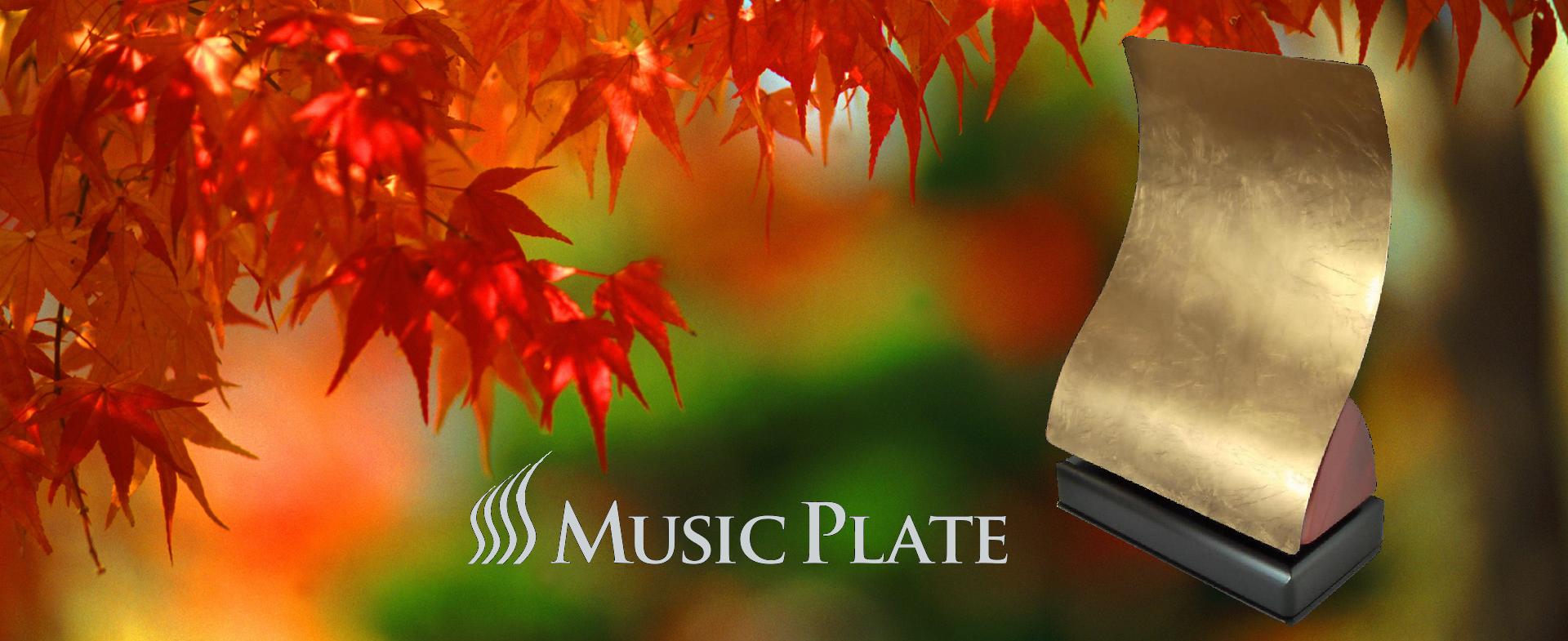 Music Plate TS-1081 gold
